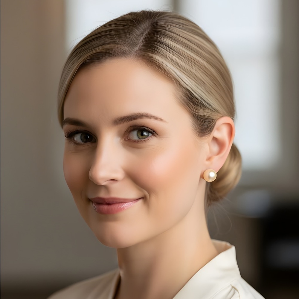 Pearl Stud Earrings